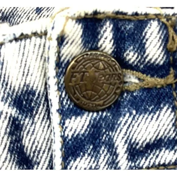 Vintage Filippo-Totti Acid Wash High-Waisted Mom Jeans Size 7/8 Inseam 27 Read - Picture 3 of 6